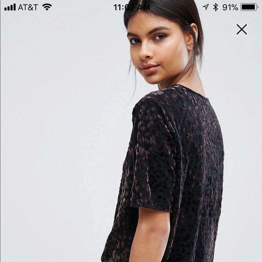 ASOS Burnout Leopard Tee - Picture 2 of 5